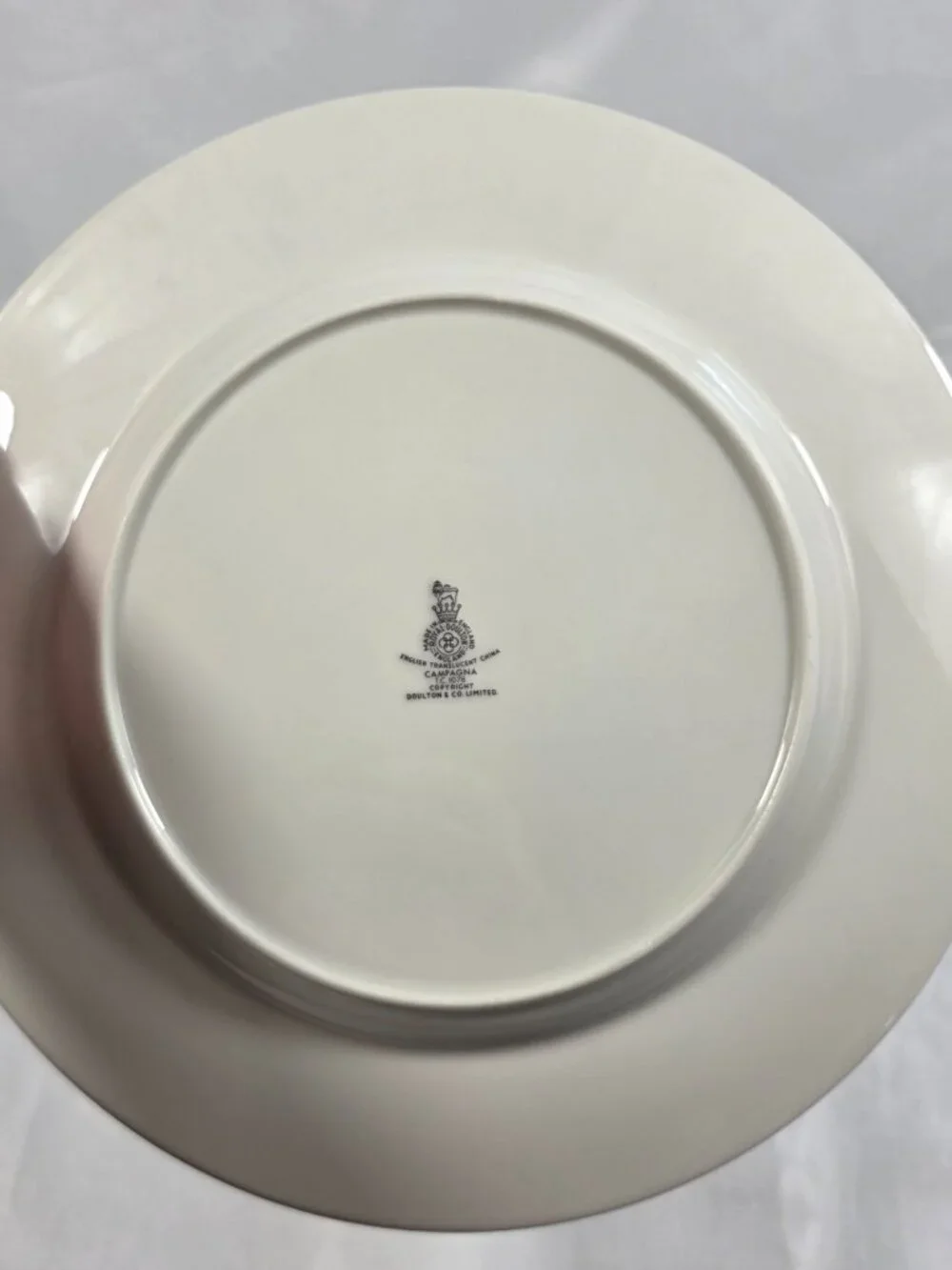 ONE Royal Doulton Campagna Dinner Plate Yellow, Blue & Pink Flowers Green Trim